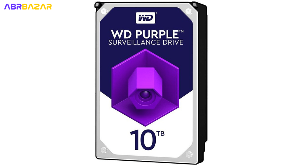 هارد دیسک اینترنال وسترن دیجیتال سری Purple WD101PURX با ظرفیت 10 ترابایت Western Digital WD101PURX Purple 10TB 256MB Cache Internal Hard Drive